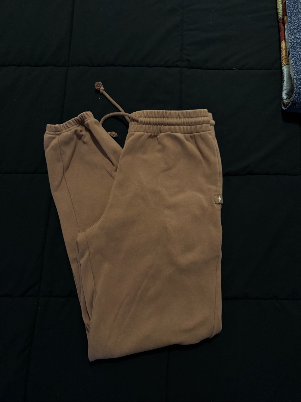 Azur - Cozy Drawstring Sweatpants in Taupe